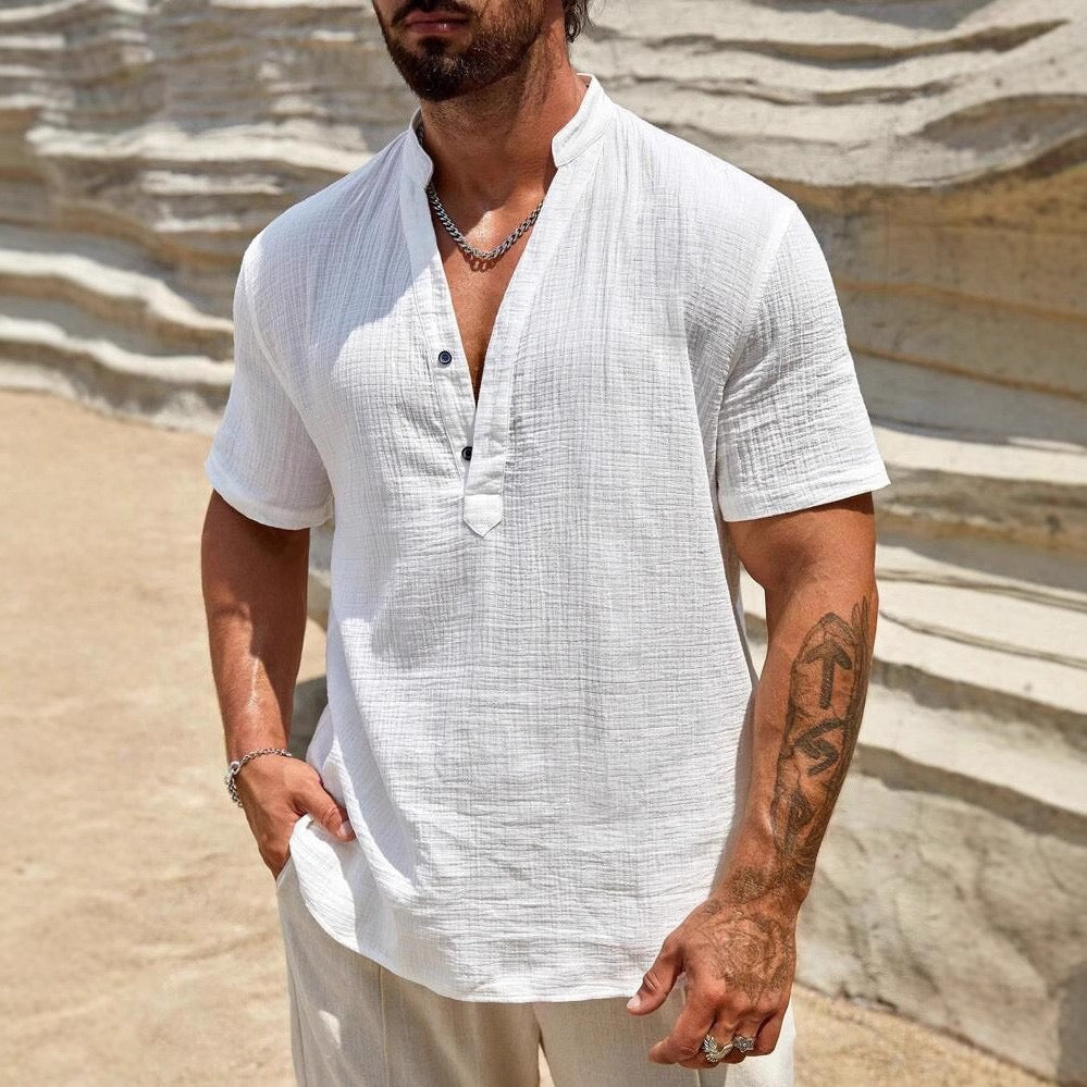 Summer Linen Shirt - CAP FERRAT Collection
