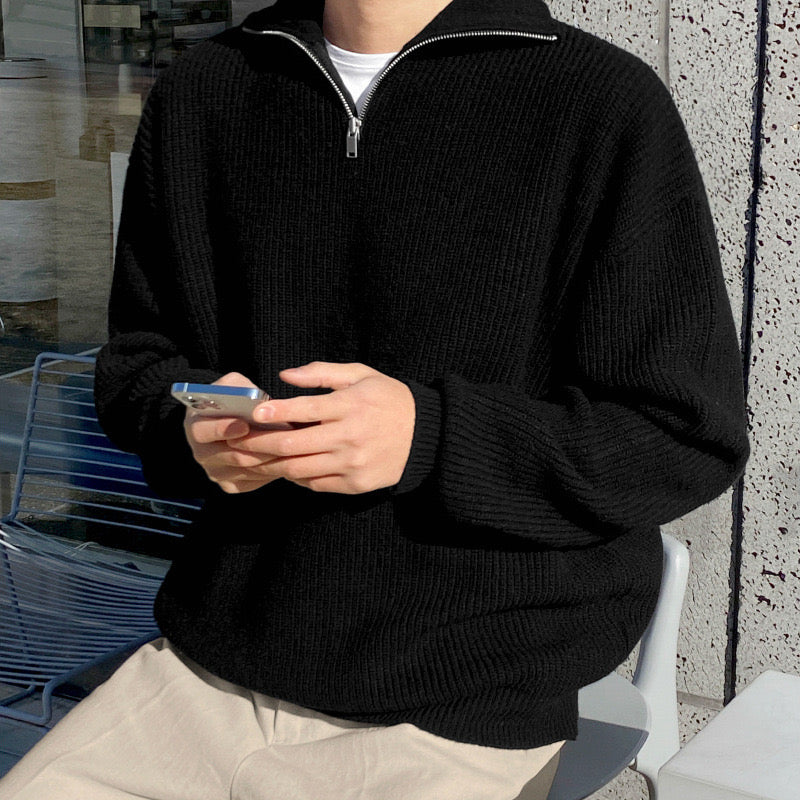 SEJONG Quarter-Zip Pullover Sweatshirt