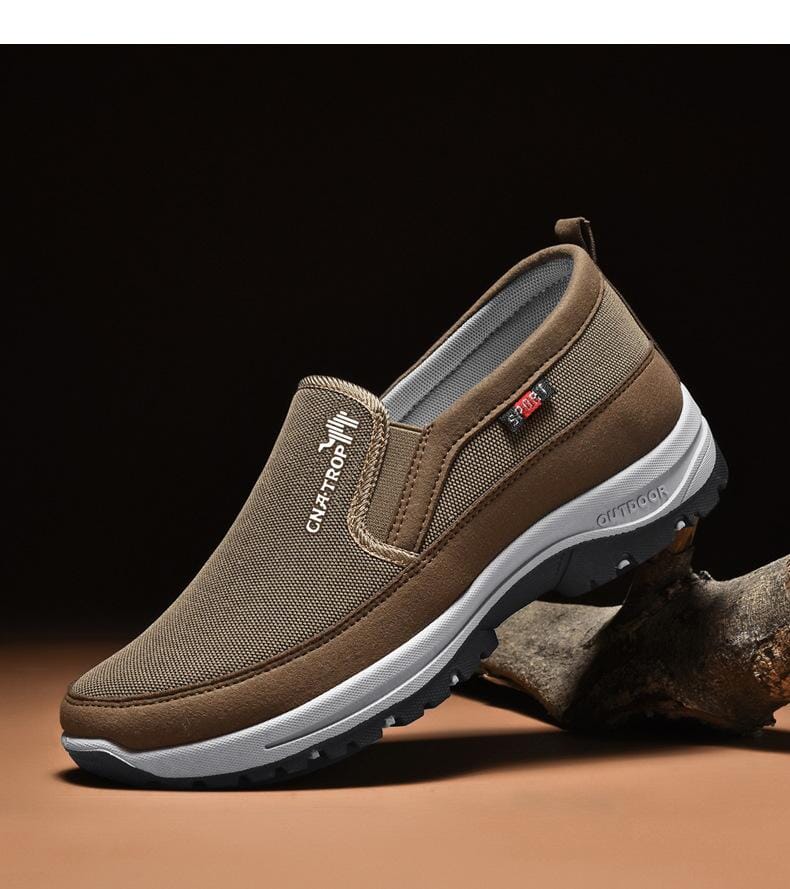 Relaxed Titanium Comfort Sneakers