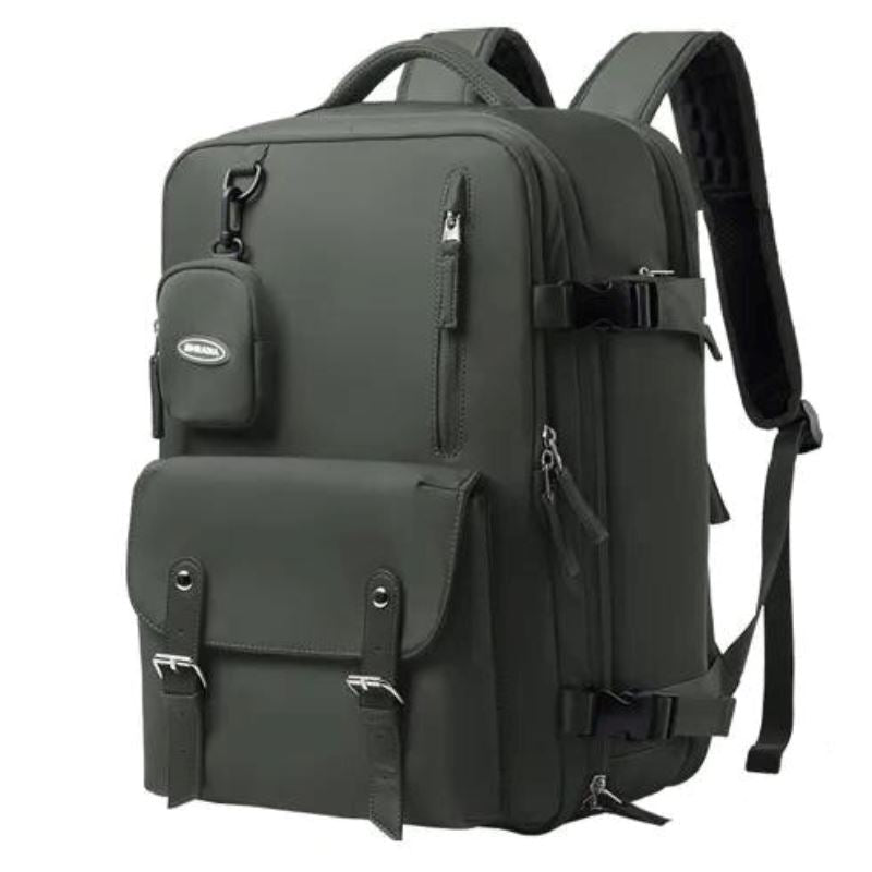 Water-Resistant Multi-Section Travel Backpack