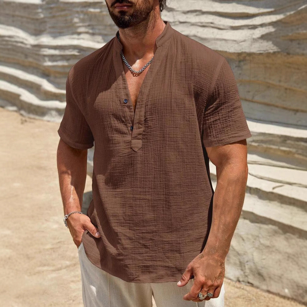 Summer Linen Shirt - CAP FERRAT Collection