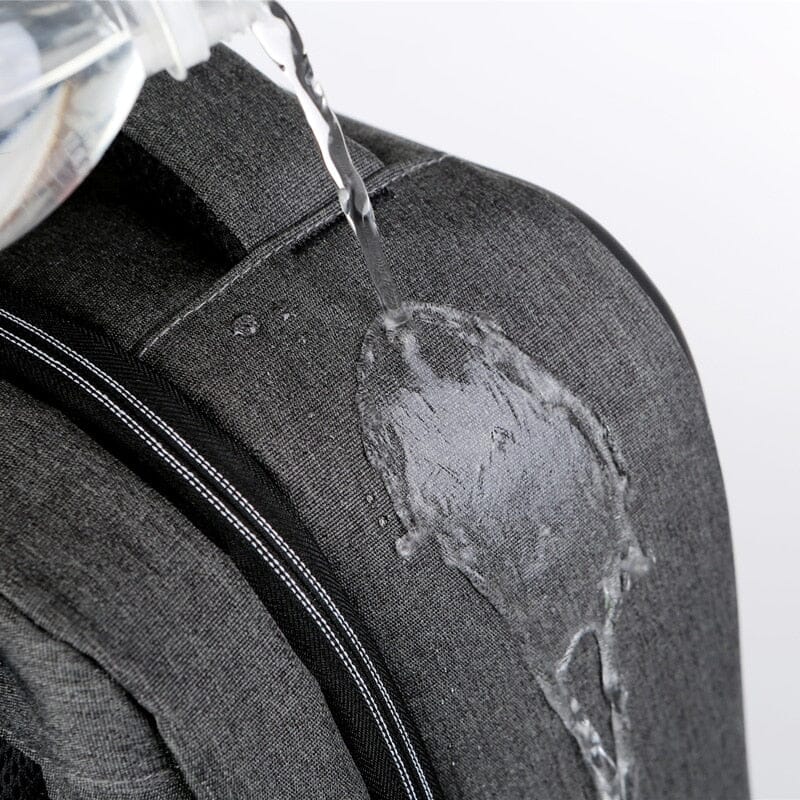 Gzan Executive Backpack - Waterproof 15-Inch Laptop Bag with USB Charging Port and TSA-Approved Lock