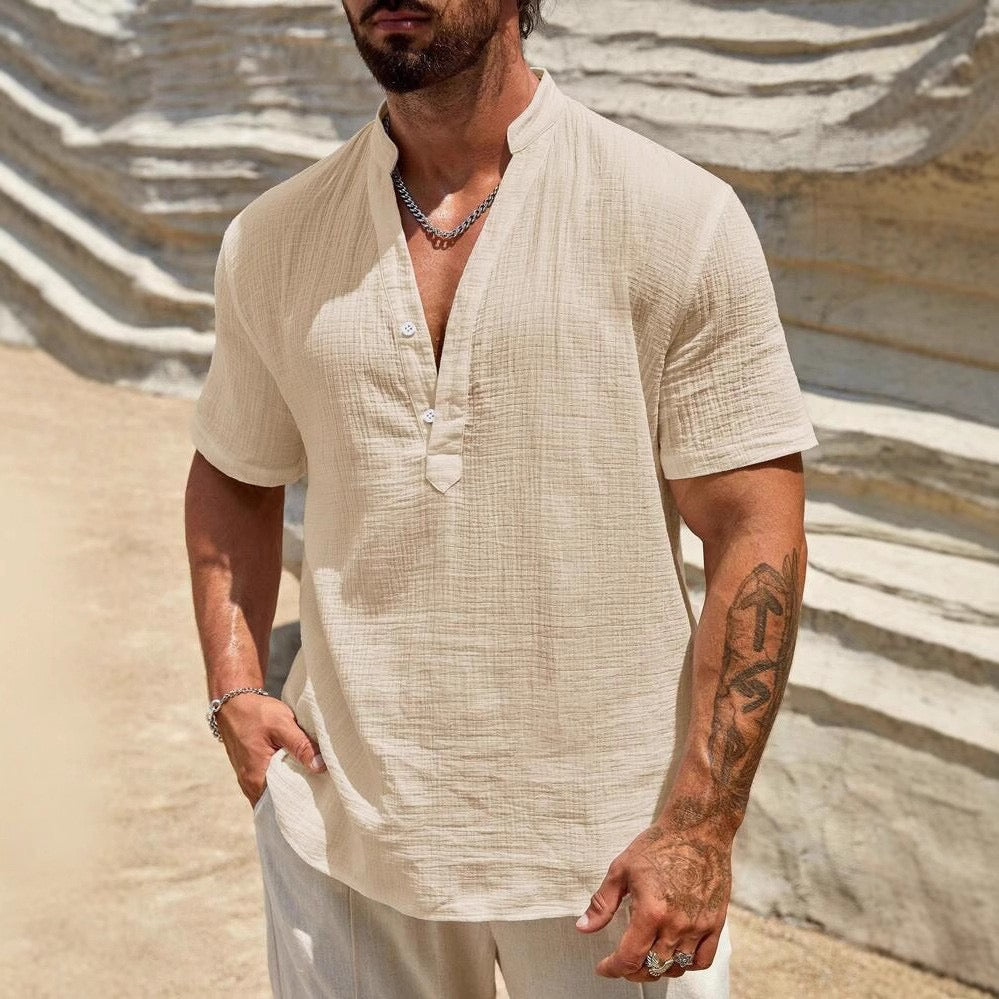 Summer Linen Shirt - CAP FERRAT Collection