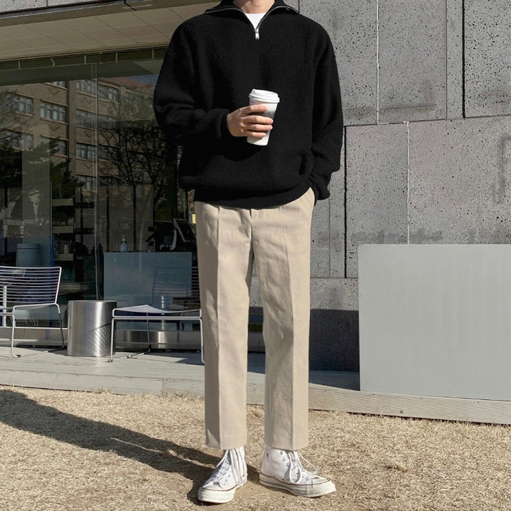 SEJONG Quarter-Zip Pullover Sweatshirt