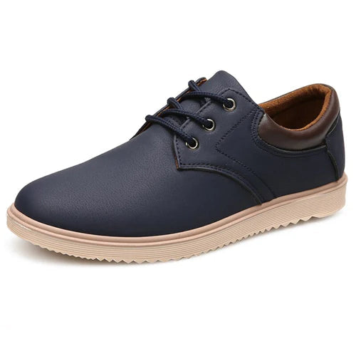 Clevand Casual Leather Sneakers for Everyday Wear