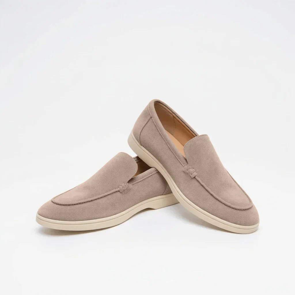 MONACO Mocha Suede Loafers - Timeless Elegance Inspired by Old Money
