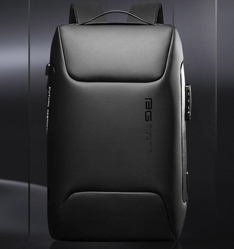 Luxxy Elite Executive Backpack - Fits 15" Laptops, Waterproof, USB Charging Port, TSA-Friendly Lock