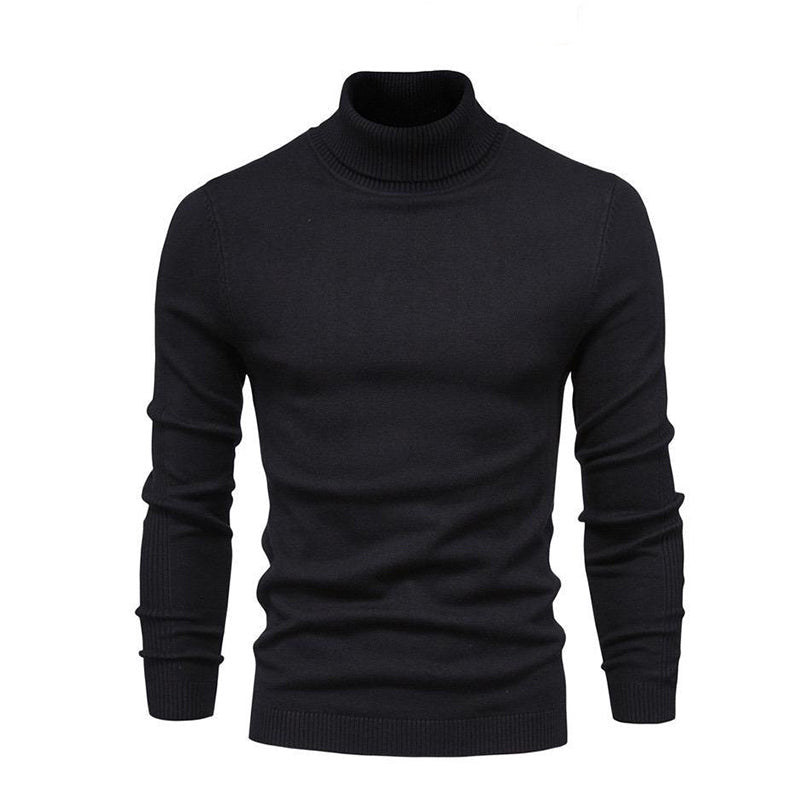 JANGSAN Merino Wool Turtleneck Sweater