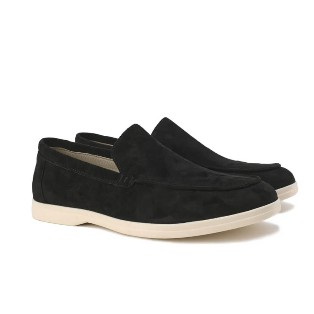 Timeless Elegance Suede Loafers