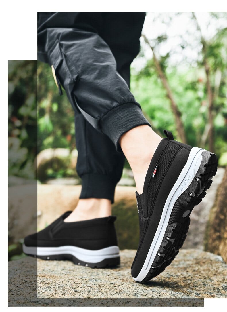 Relaxed Titanium Comfort Sneakers