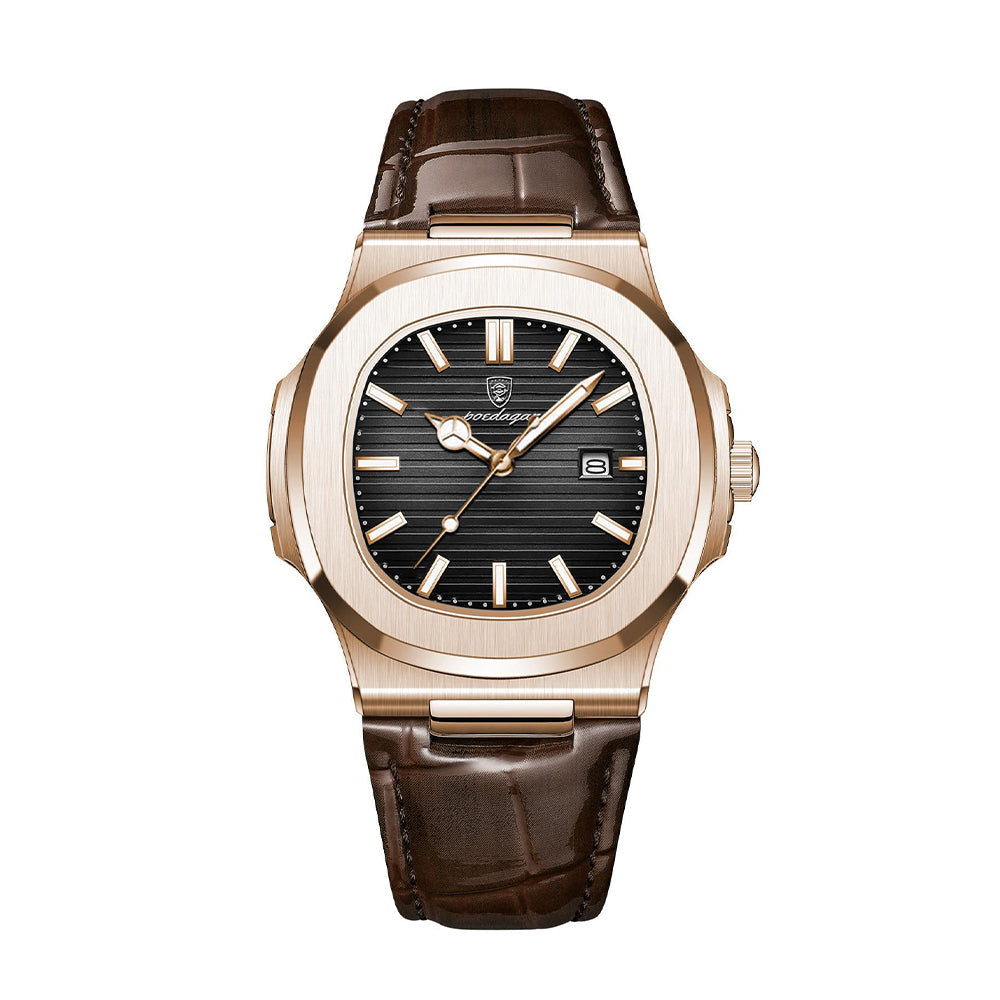 GENEVA Luxury Leather Watch