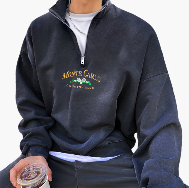 Vintage Quarter-Zip Sweater from the Monte Carlo Collection
