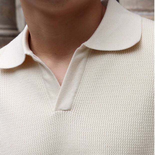 BUSAN Vintage V-Neck Polo