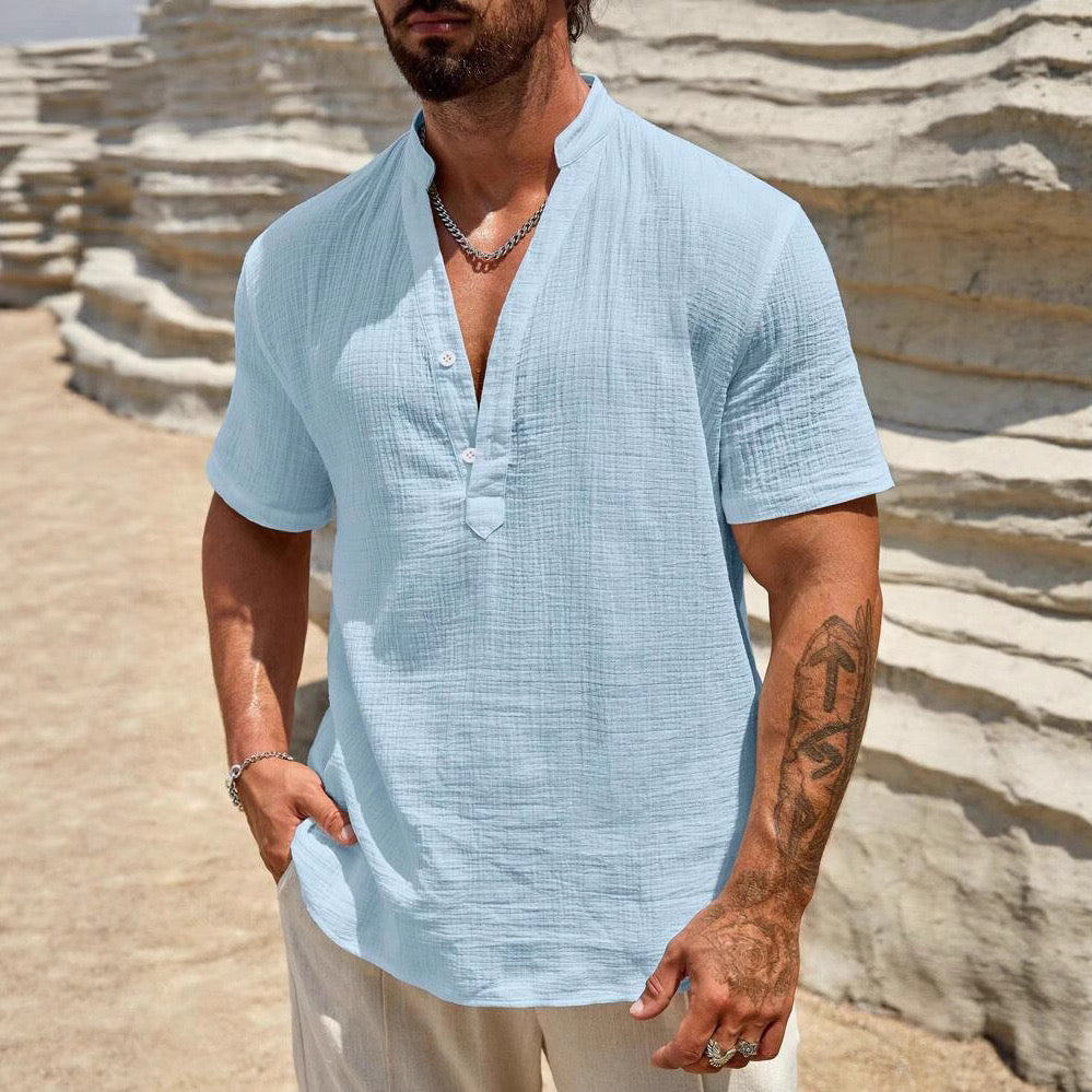 Summer Linen Shirt - CAP FERRAT Collection