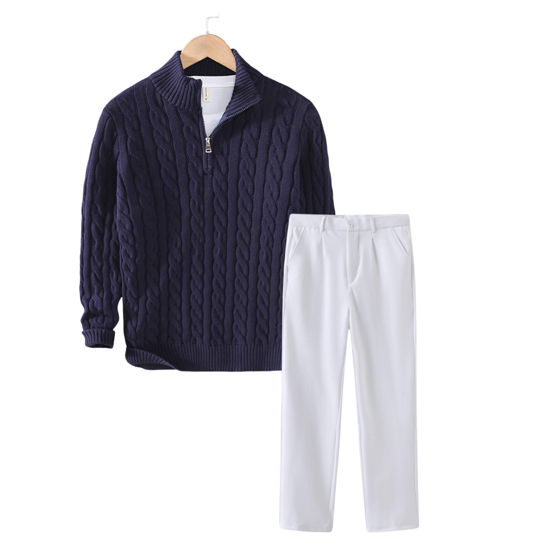 Chic Winter Polo Brunch Ensemble