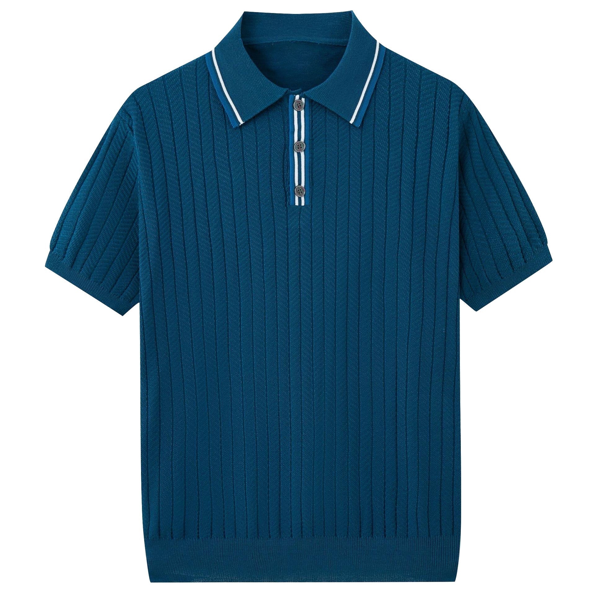 AMALFI Knitted Polo Shirt