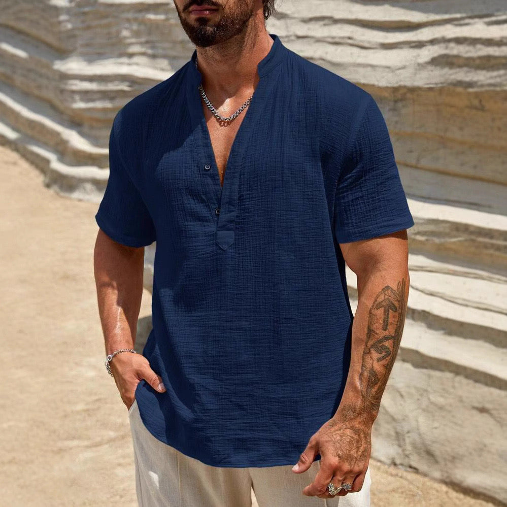 Summer Linen Shirt - CAP FERRAT Collection