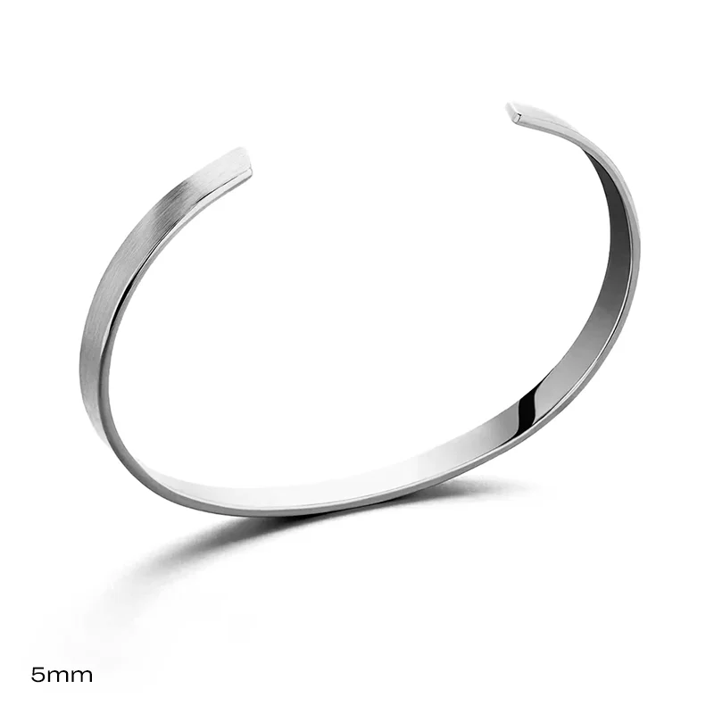 Men's Stainless Steel Cuff Bracelet