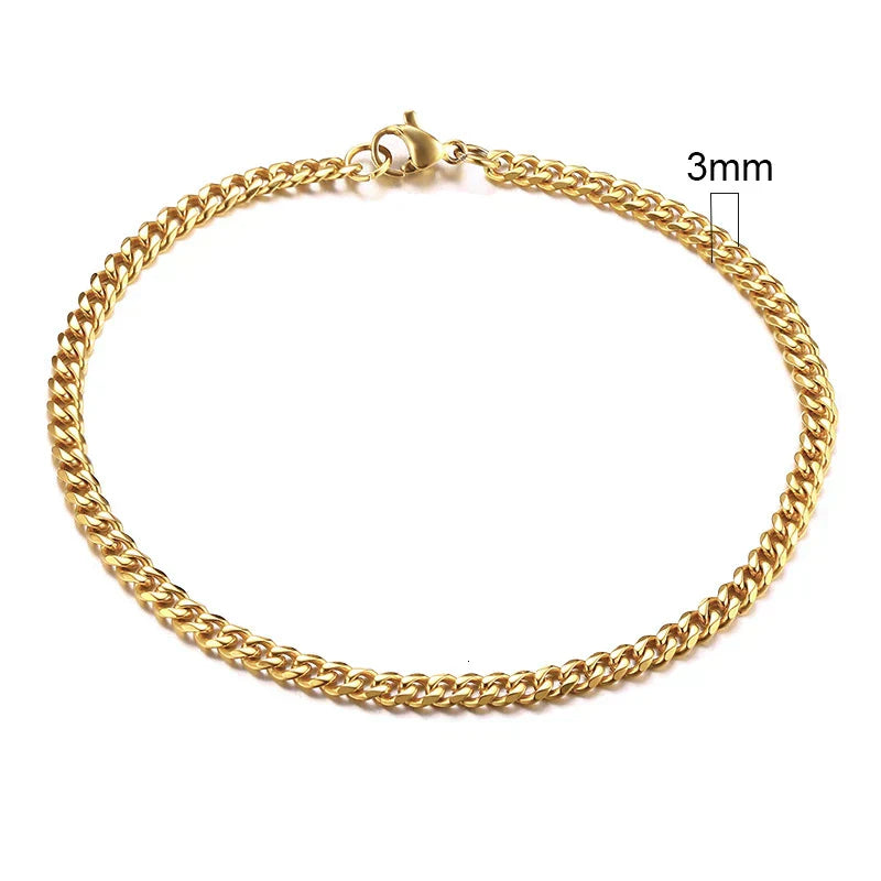 Eddie Men's Steel Miami Link Bracelet