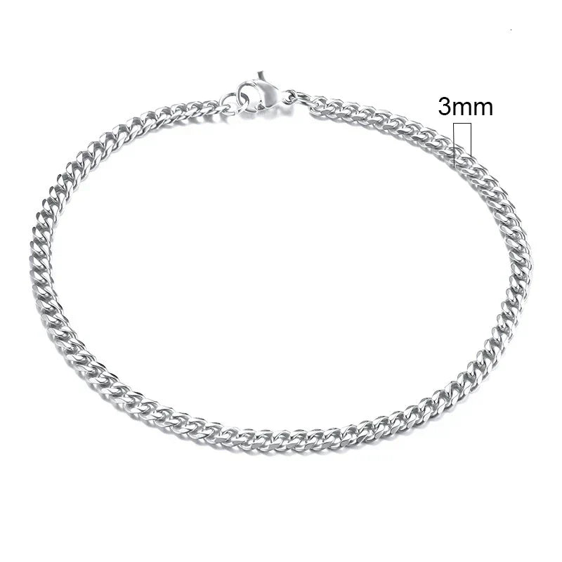 Eddie Men's Steel Miami Link Bracelet