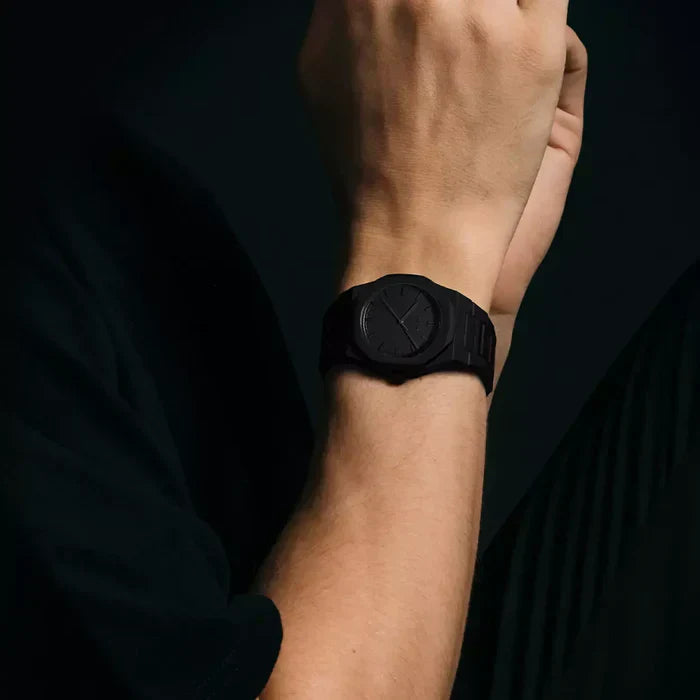 Men's Sophisticated Black Minimalist Watch