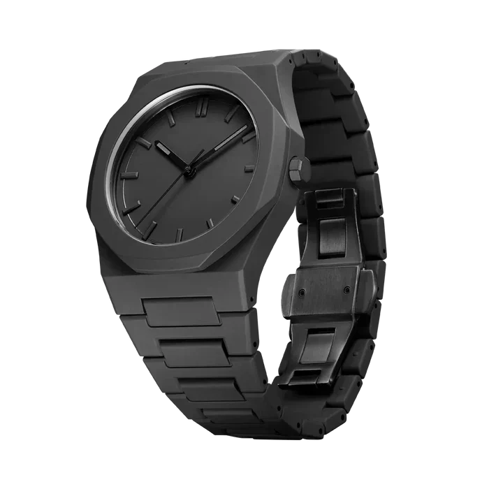 Men's Sophisticated Black Minimalist Watch