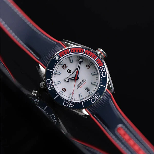 Pagani Design Clermont Men's Watch - Blue & Red Variant