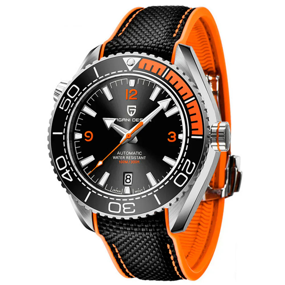 Pagani Design Clermont Men's Watch - Bold Orange Edition