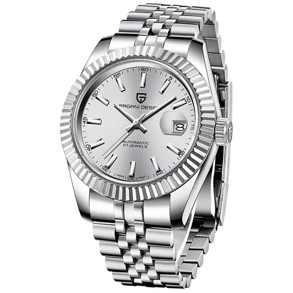 Men's Pagani Design Giovanni Silver Timepiece