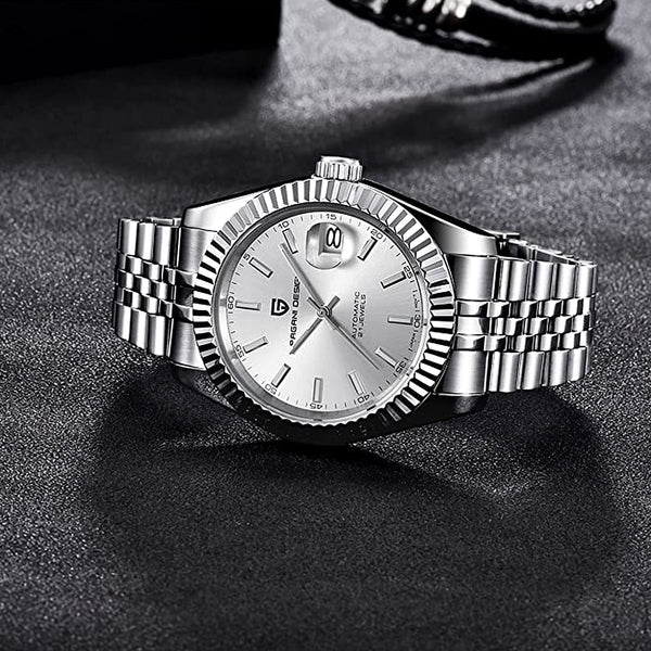 Men's Pagani Design Giovanni Silver Timepiece
