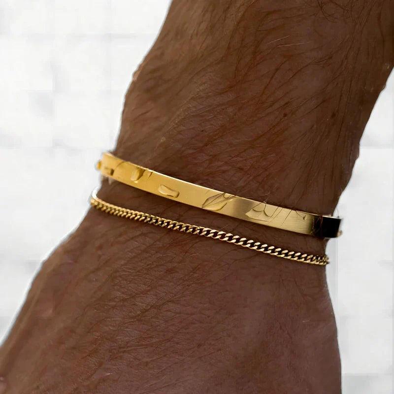 Cuban Steel Men's Bracelet Collection