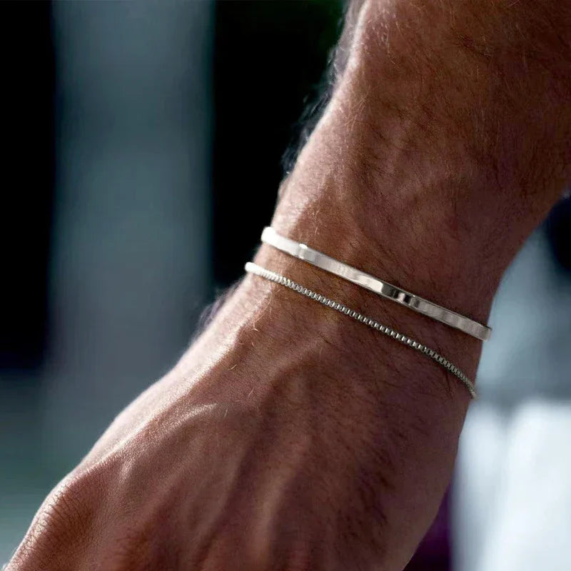 Cuban Steel Men's Bracelet Collection