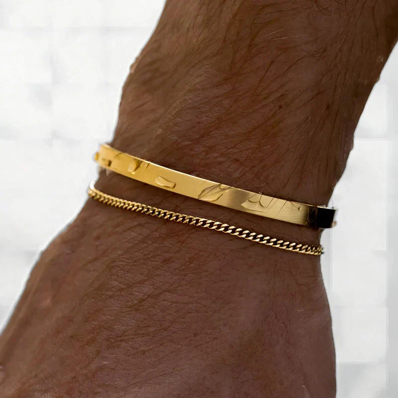 Cuban Steel Men's Bracelet Collection