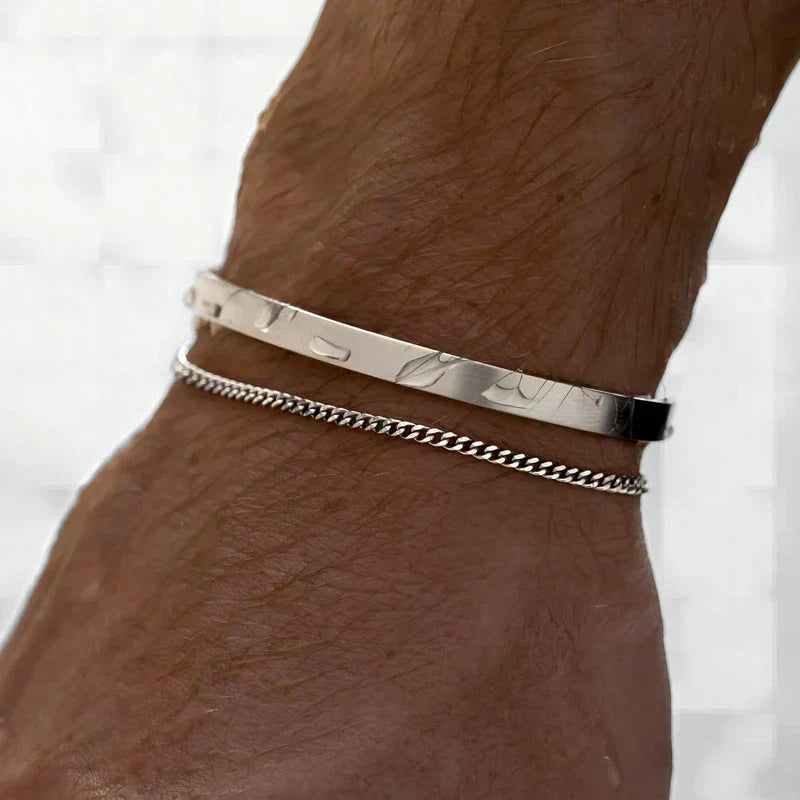 Cuban Steel Men's Bracelet Collection