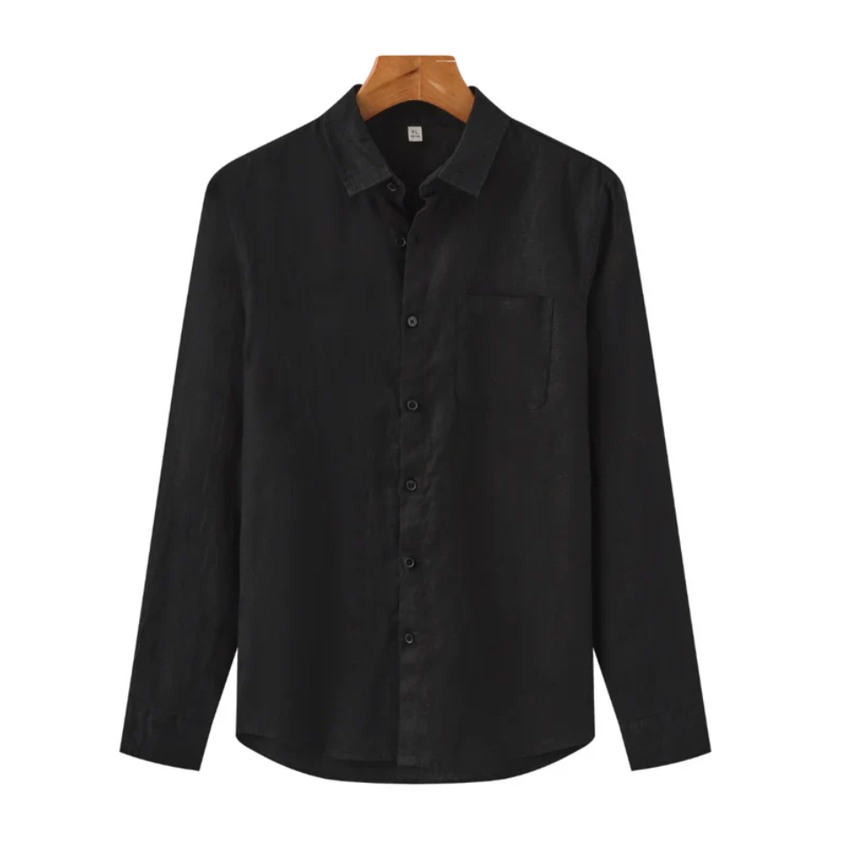 PORTOFINO Linen Casual Button-Up Shirt