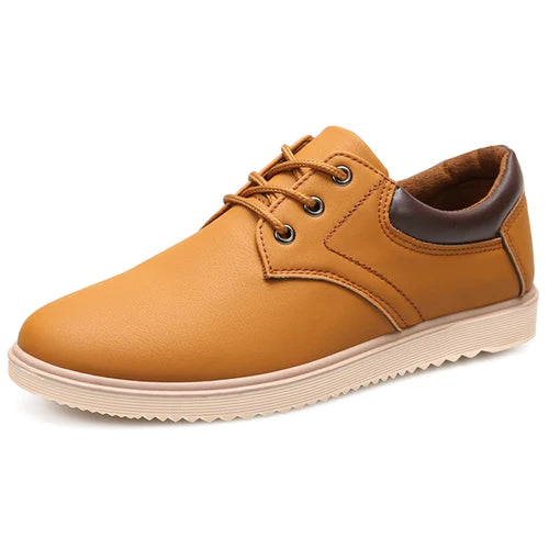 Clevand Casual Leather Sneakers for Everyday Wear
