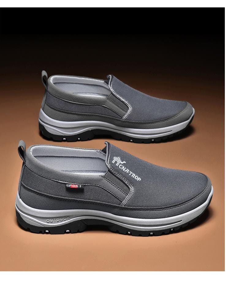 Relaxed Titanium Comfort Sneakers