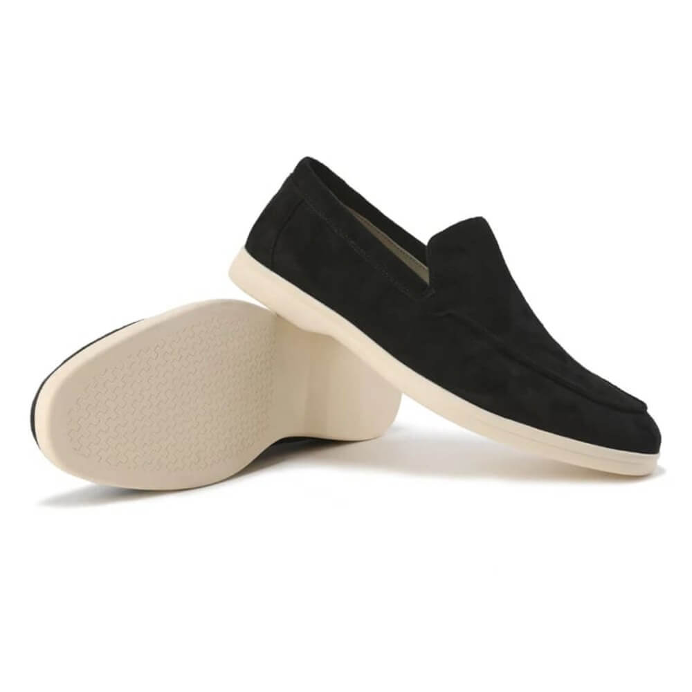 Timeless Elegance Suede Loafers