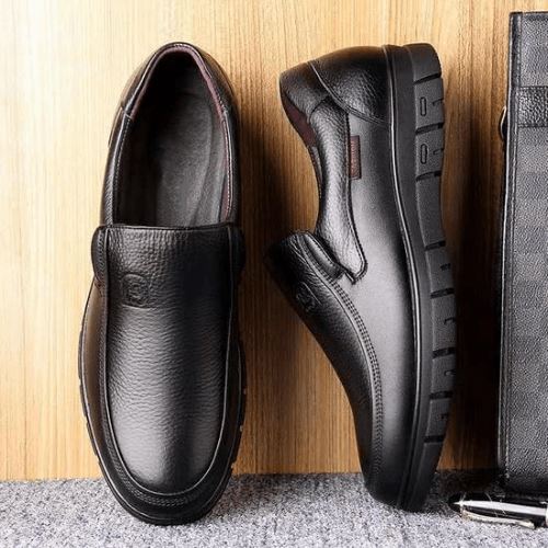 Convenient Slip-On PU Leather Dress Shoe